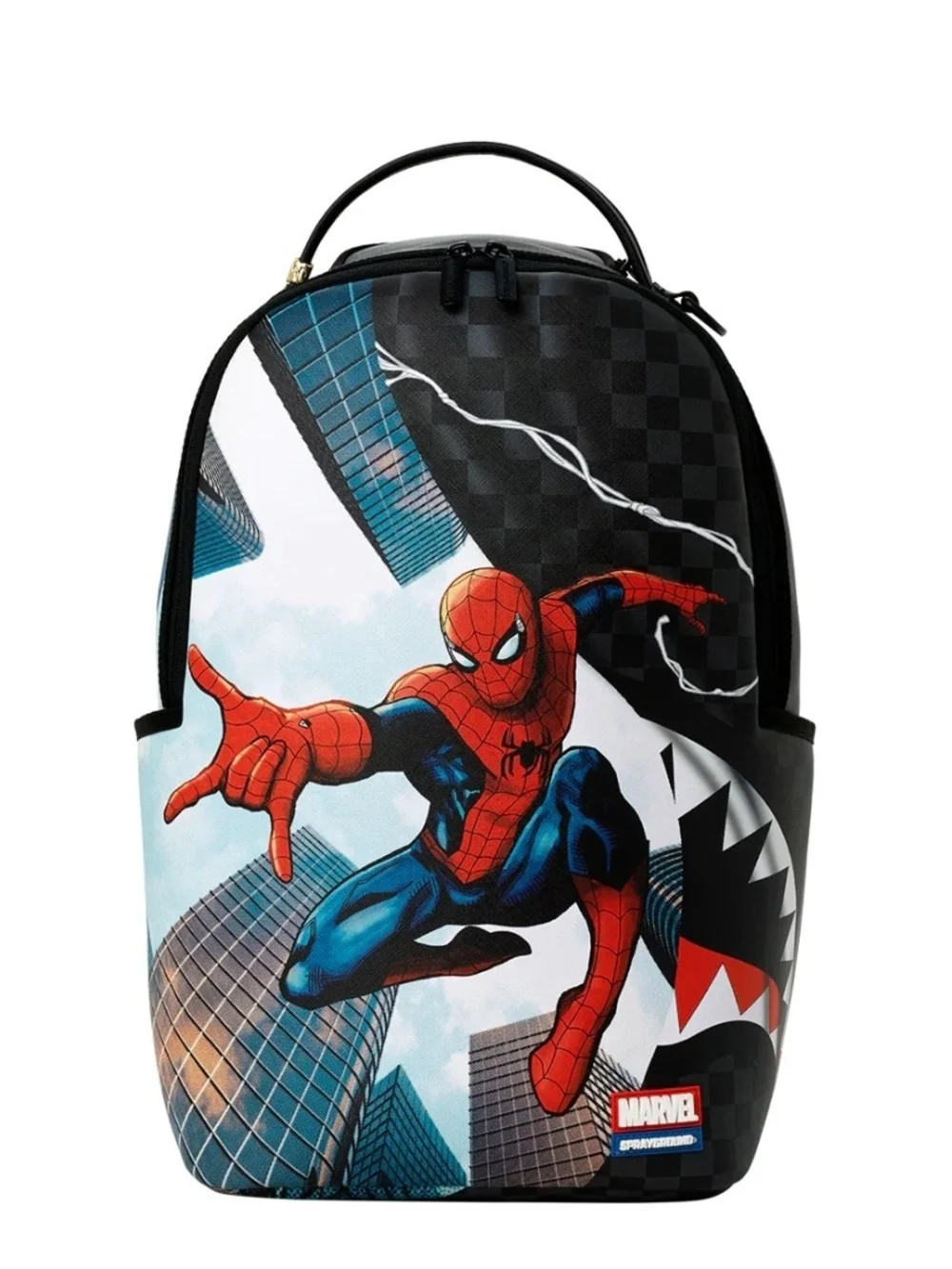 SPIDERMAN OFFICIAL COLLAB - PROTECT THE CITY BACKPACK  $80.00